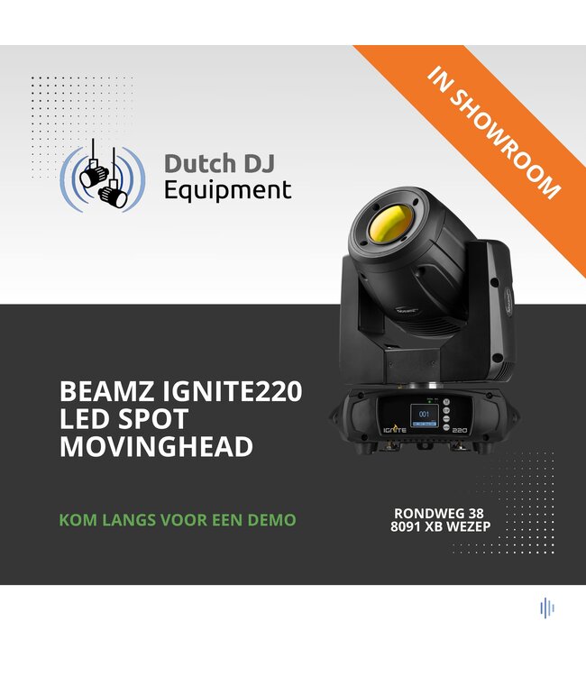 Beamz IGNITE 220 LED spot movinghead