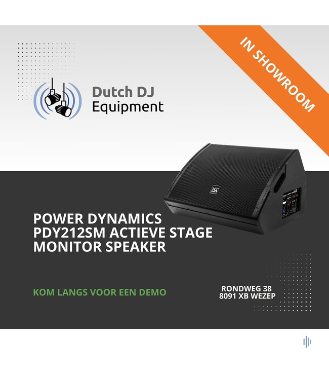Power Dynamics PDY212SM monitor speaker