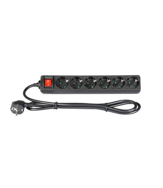 Adam Hall PDU 6S stekkerdoos met switch