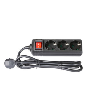 Adam Hall AH PDU 3S stekkerdoos met switch