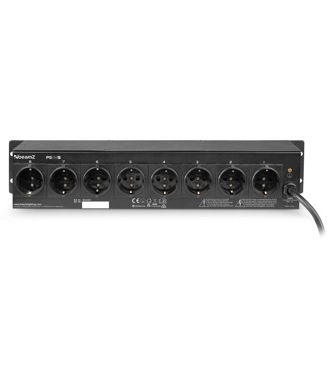 Beamz PS08S Switch panel power strip