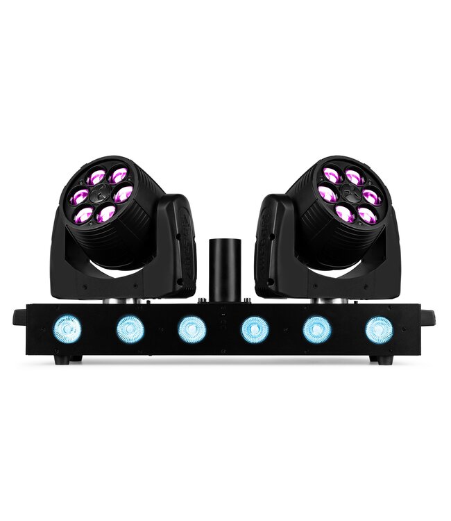 Beamz Fuze Twin led wash movinghead Bar