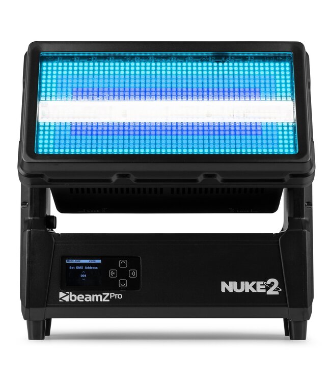 Beamz Nuke 2 gemotoriseerde strobe beam IP67