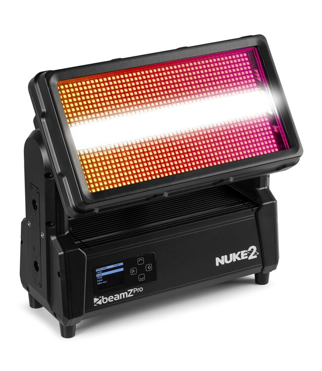 Beamz Nuke 2 gemotoriseerde strobe beam IP67