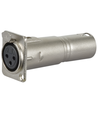 DAP DAP FLA50 - XLR 3P female - XLR 3P male chassis inbouw DAP DAP FLA50 - XLR 3P female - XLR 3P male chassis inbouw