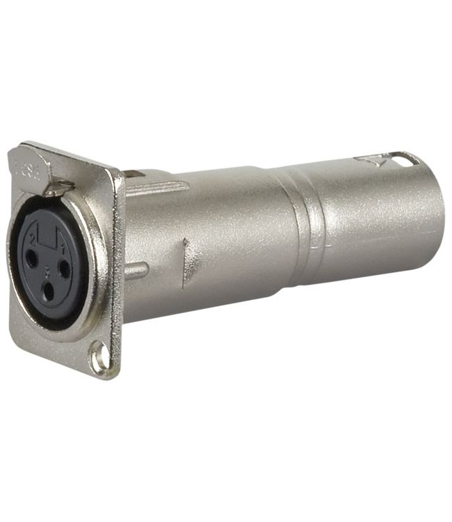 DAP FLA50 - XLR 3P female - XLR 3P male chassis inbouw