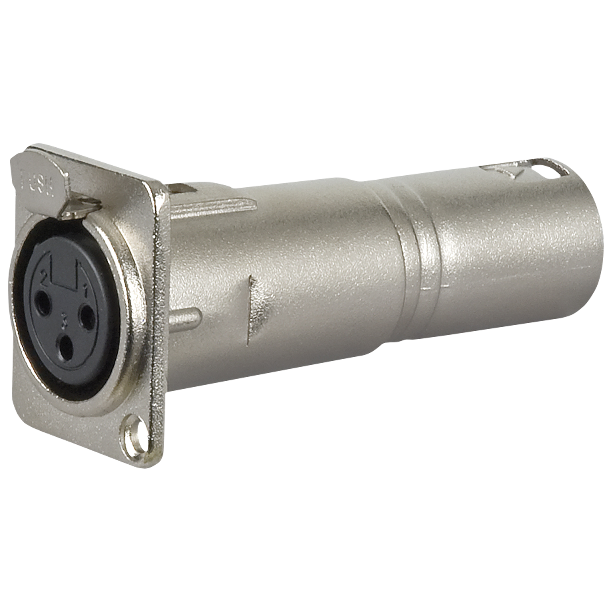 DAP DAP FLA50 - XLR 3P female - XLR 3P male chassis inbouw