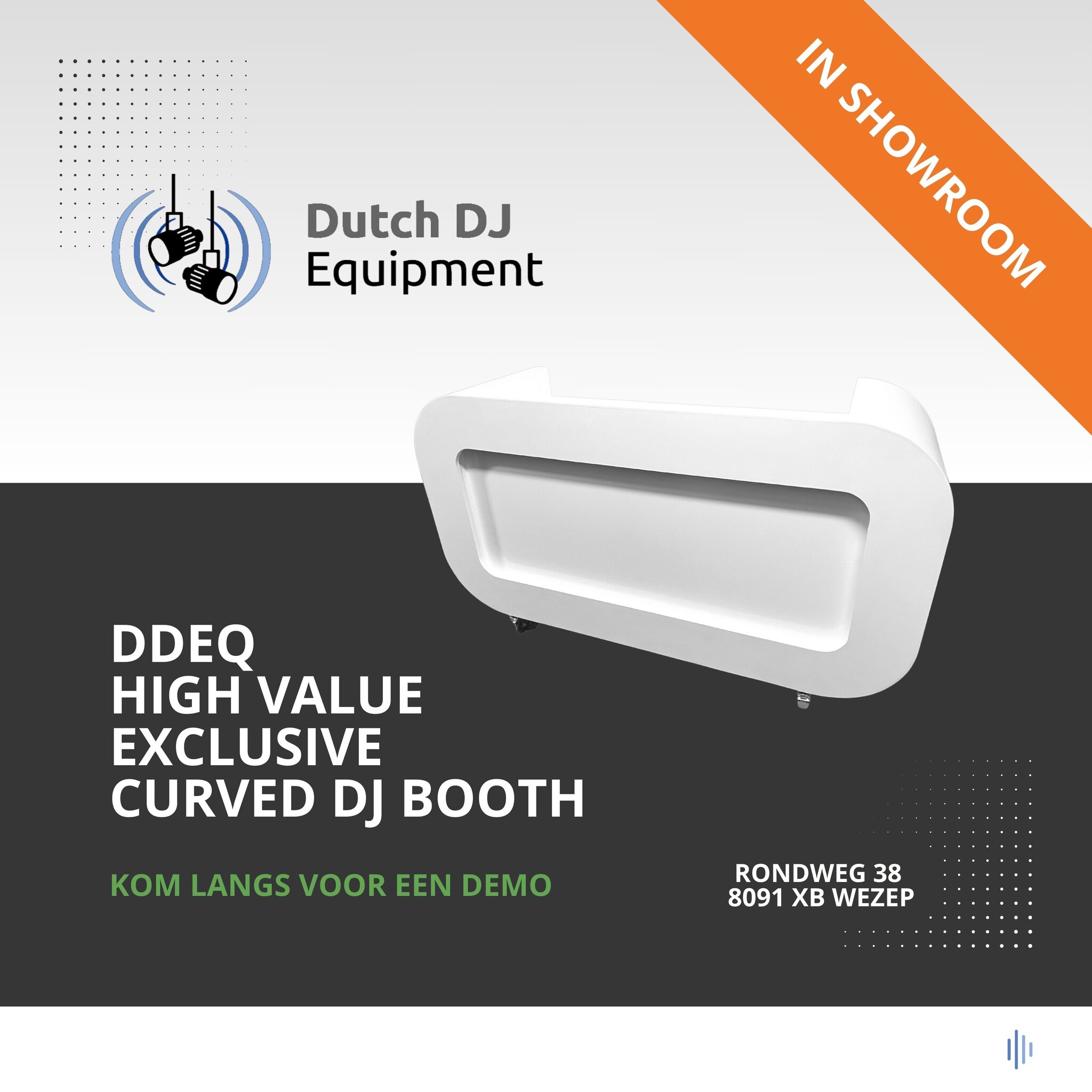 DDEQ High value exclusive Curved DJ booth