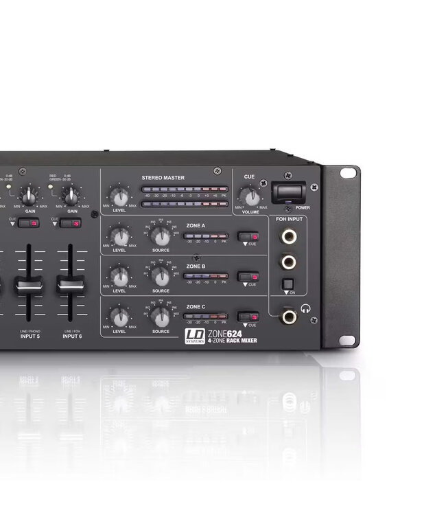 LD systems ZONE 624 zone mixer