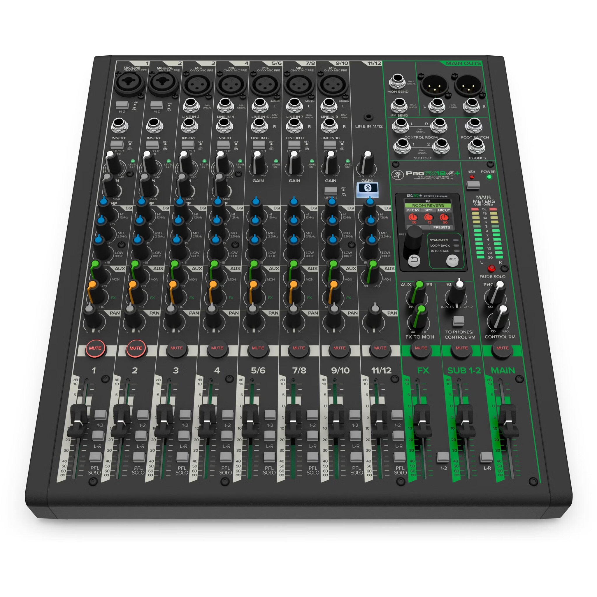MACKIE ProFX12v3+ USB PA mixer