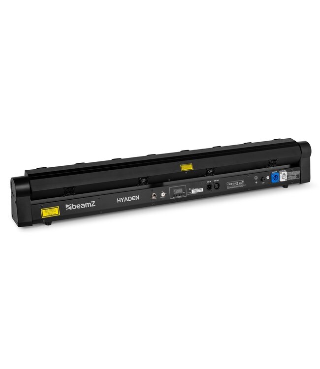 Beamz Hyaden moving ledbar met 7 led's en 8 laser beams