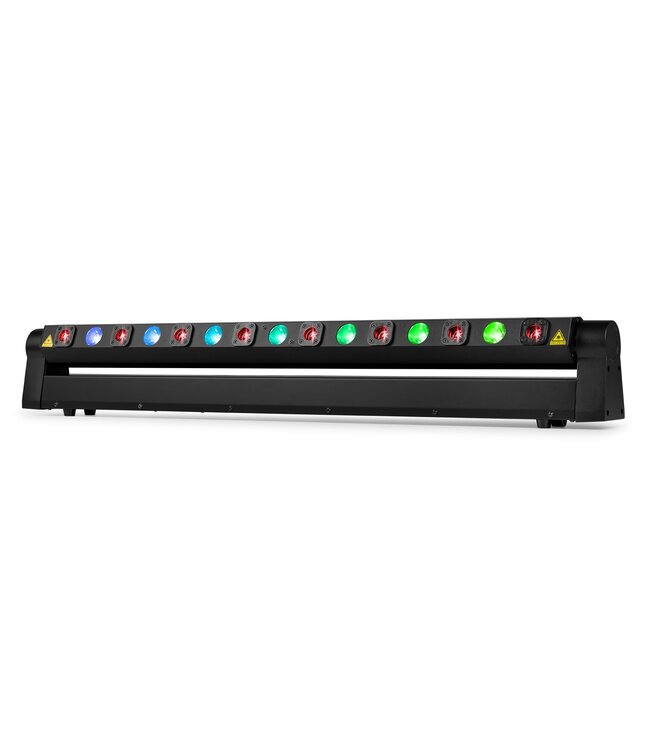 Beamz Hyaden moving ledbar met 7 led's en 8 laser beams