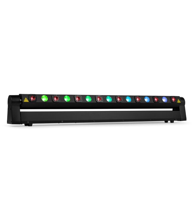 Beamz Hyaden moving ledbar met 7 led's en 8 laser beams