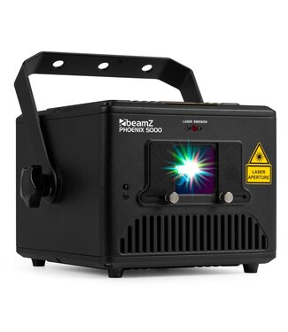 Beamz Phoenix 5000 laser RGB 5 watt