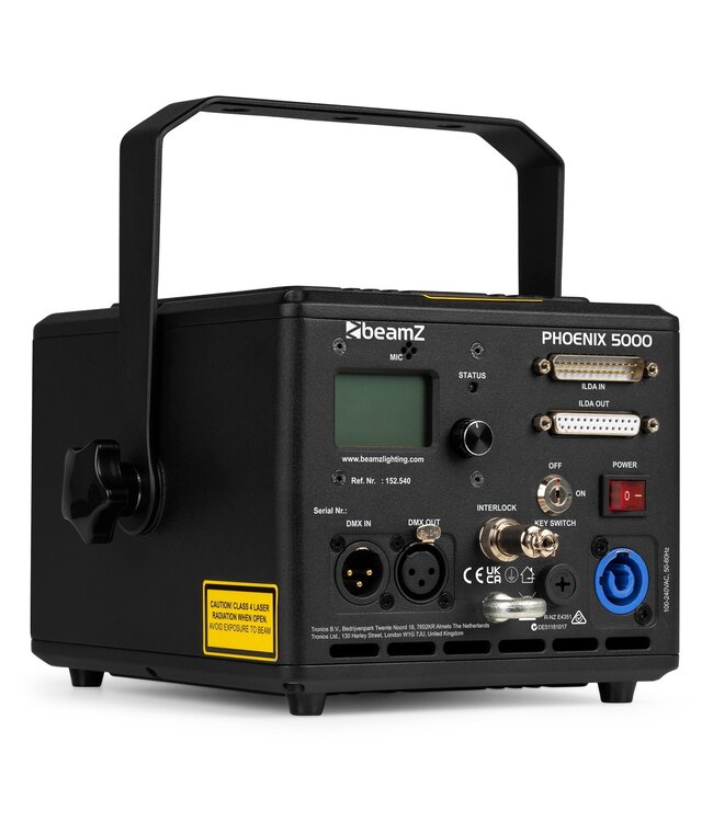 Beamz Phoenix 5000 laser RGB 5 watt