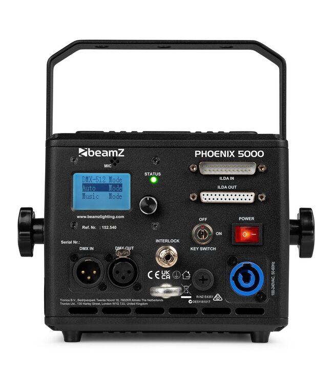 Beamz Phoenix 5000 laser RGB 5 watt