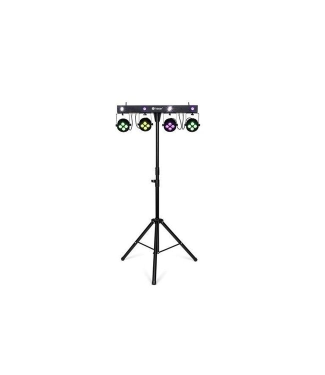 Colorkey PartyBar Mobile 150 4x led par + 4x Witte/UV LED’s
