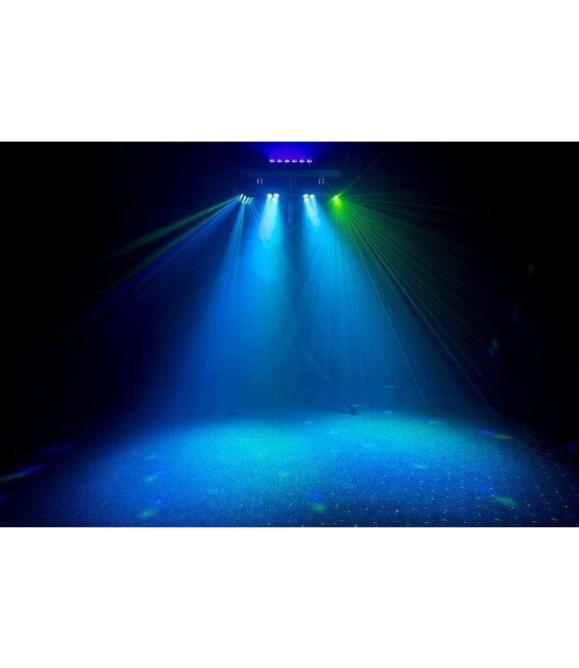 Colorkey PartyBar FX led rgb pars + led derby + laser en Uv spot