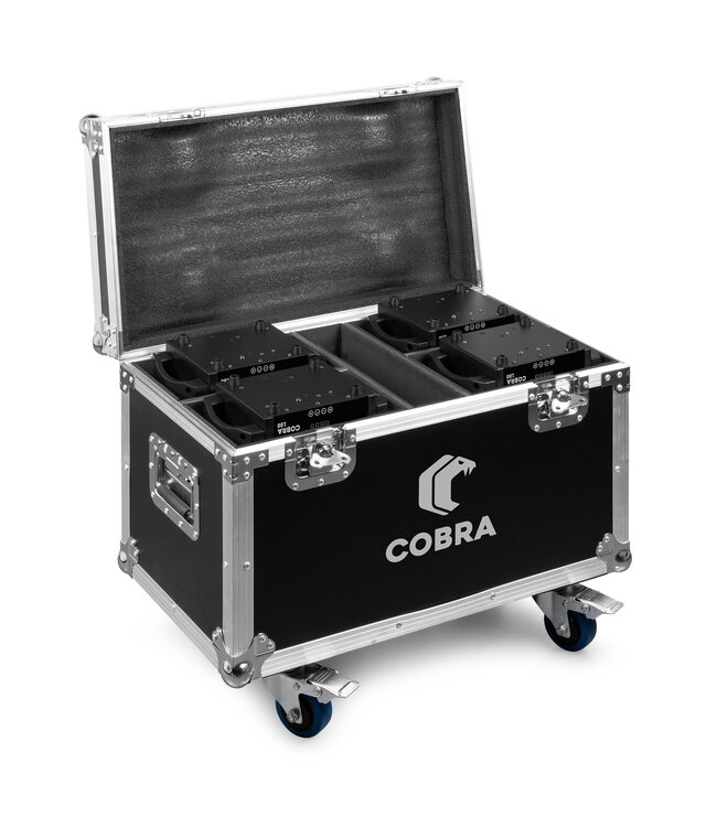 Beamz FC4COBRA flightcase voor 4x Cobra movingheads