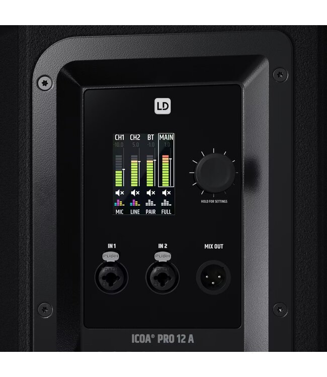 LD Systems ICOA Pro 12A Coaxiale Actieve 12 inch Speaker