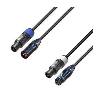 Adam Hall 5 STAR H PCON A 0300 Hybrid powercon XLR kabel