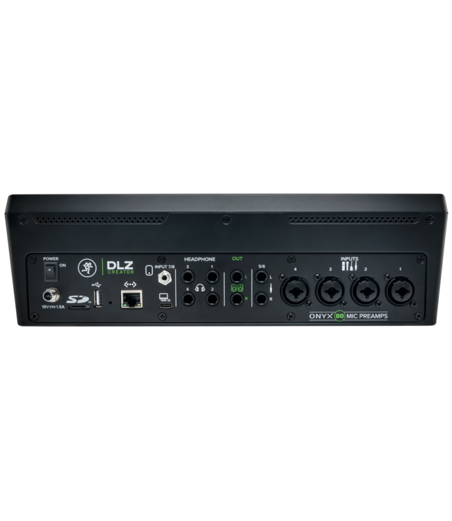 MACKIE DLZ Creator Digitale mixer voor podcasting en streaming