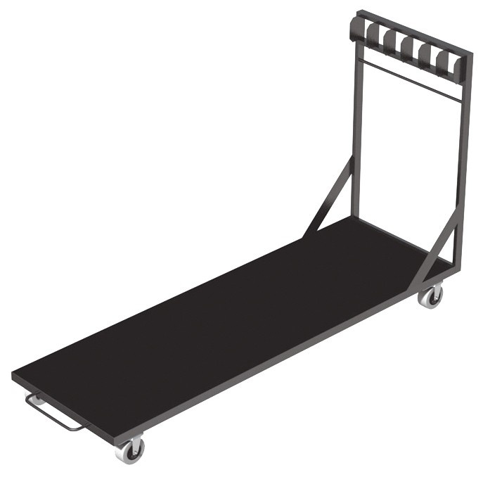 Power Dynamics trolley Deck750 podiumdelen verticaal