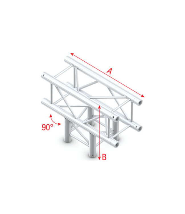B-stock Milos Pro-30 Square P Truss - T-Cross 3-way - 71 cm - Enkel op te halen