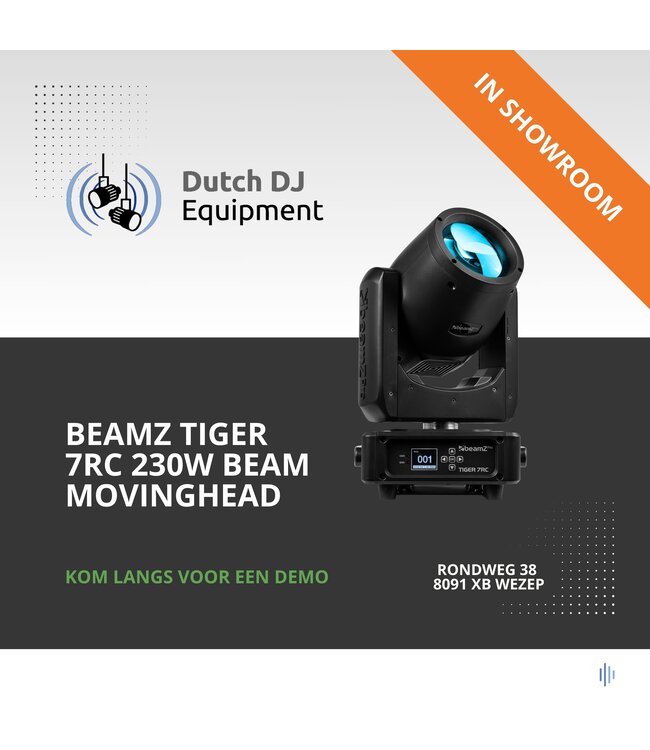 Beamz Tiger 7RC 230W Beam Movinghead