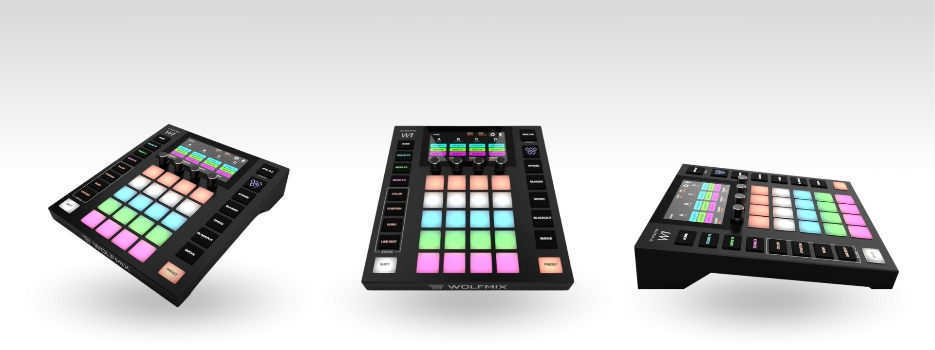 De Wolfmix W1 Mk2 biedt een eenvoudige maar toch professionele manier om een goede lichtshow neer te zetten.