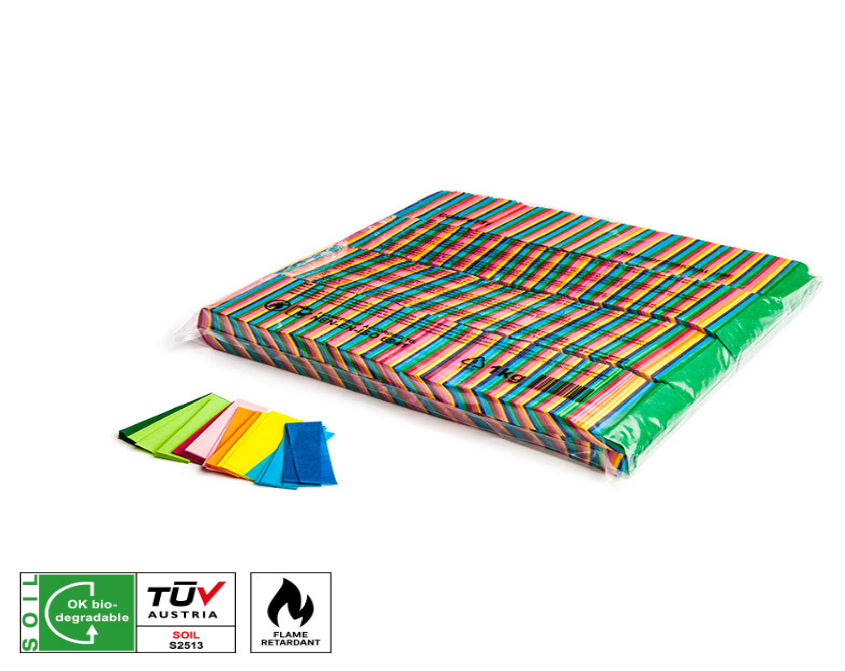 MAGIC FX Confetti rechthoeken Bio