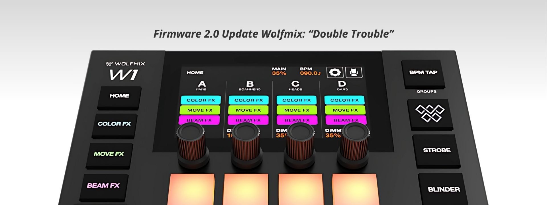 Firmware 2.0 Update Wolfmix: “Double Trouble”. Gratis te downloaden en te kopen bij Dutch DJ Equipment.