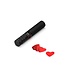 Magic FX Handheld Confetti Shot 28 cm rode of witte hartjes