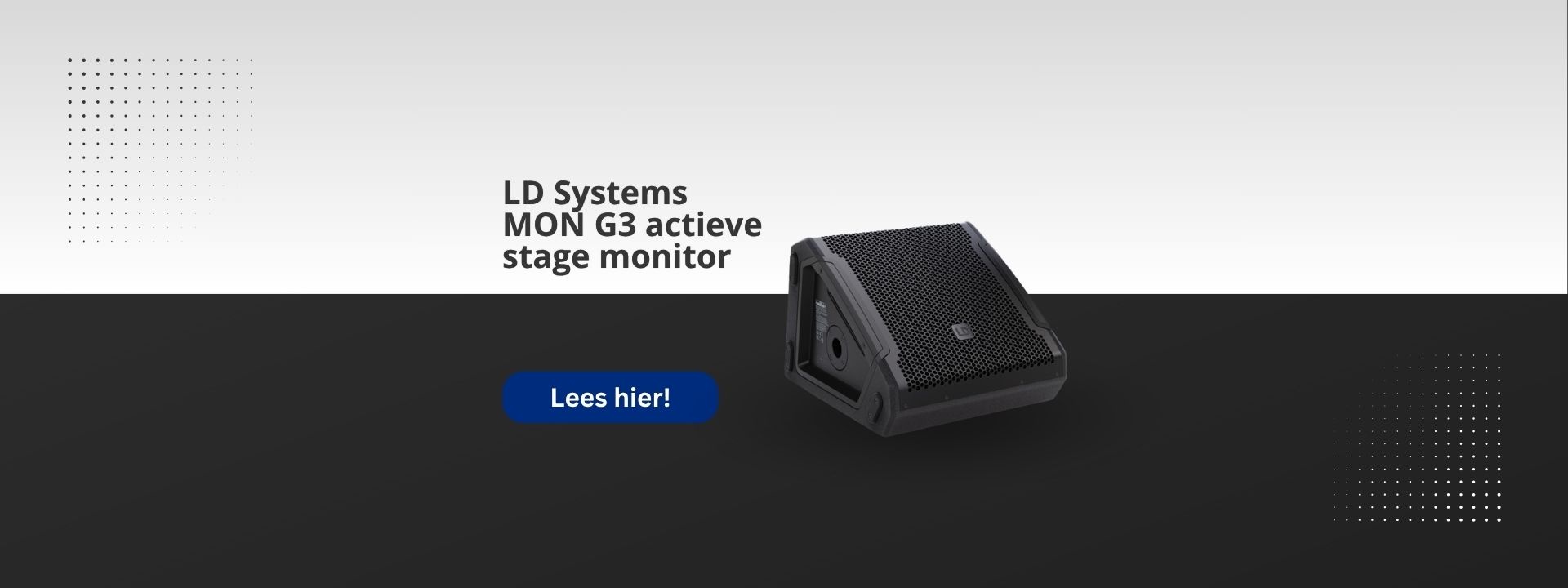 LD Systems MON G3 actieve stage monitor voor precies geluid op stage