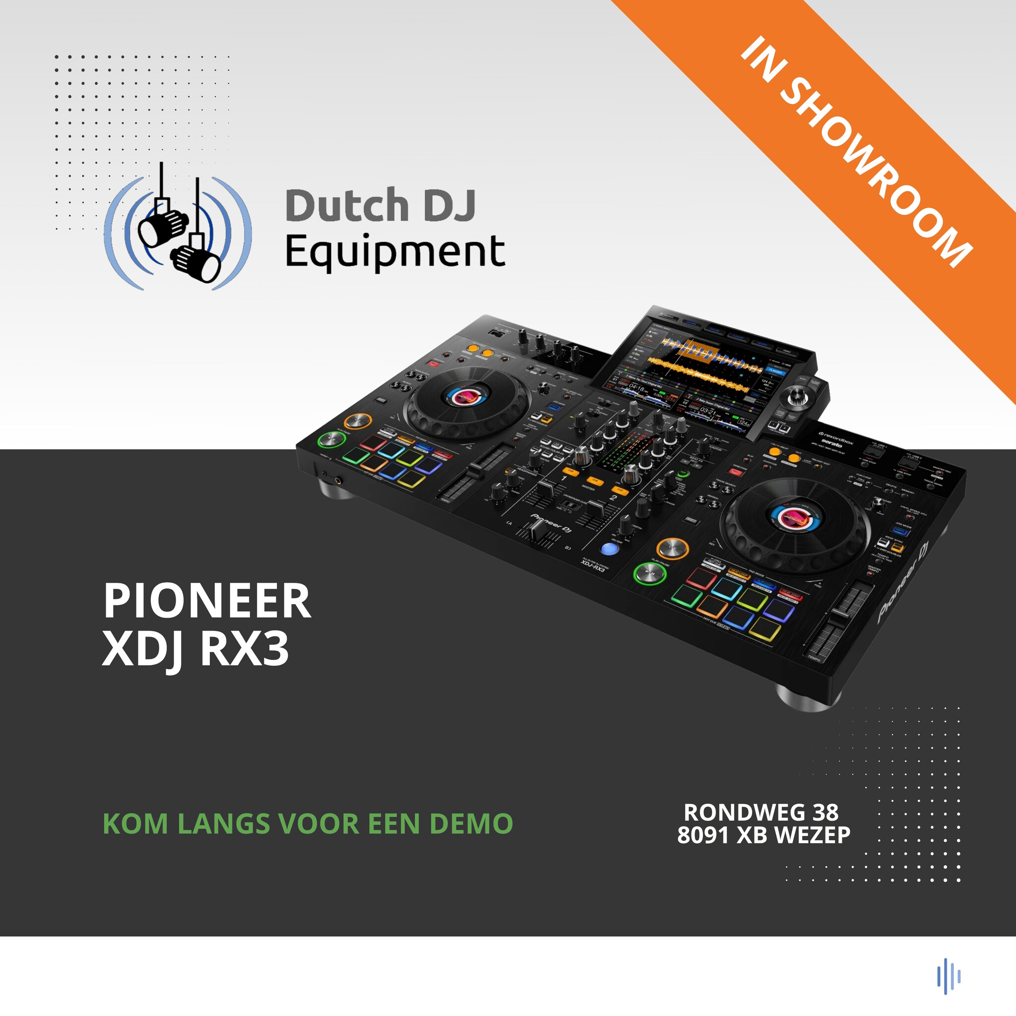 Pioneer XDJ-RX3 all-in-one standalone DJcontroller