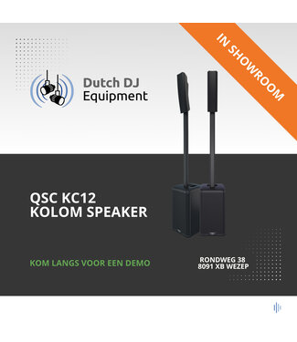QSC KC12 kolomspeaker PA set 3000 watt QSC KC12 kolomspeaker PA set 3000 watt