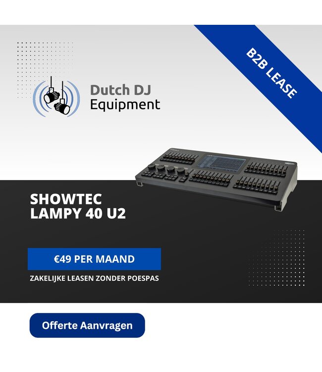 B-stock LAMPY 40 2U lichttafel + flightcase