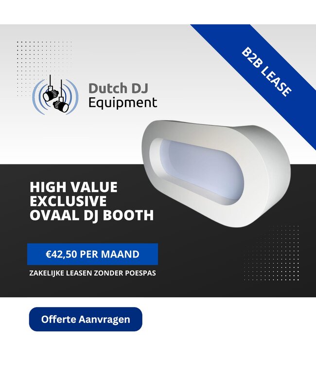 DDEQ High value exclusive klassieke ovale DJ booth