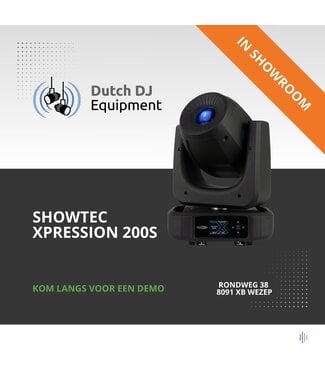 Showtec Xpression 2000S - 200 watt Spot movinghead