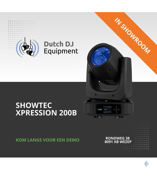 Showtec Xpression 2000B - 150 watt beam movinghead