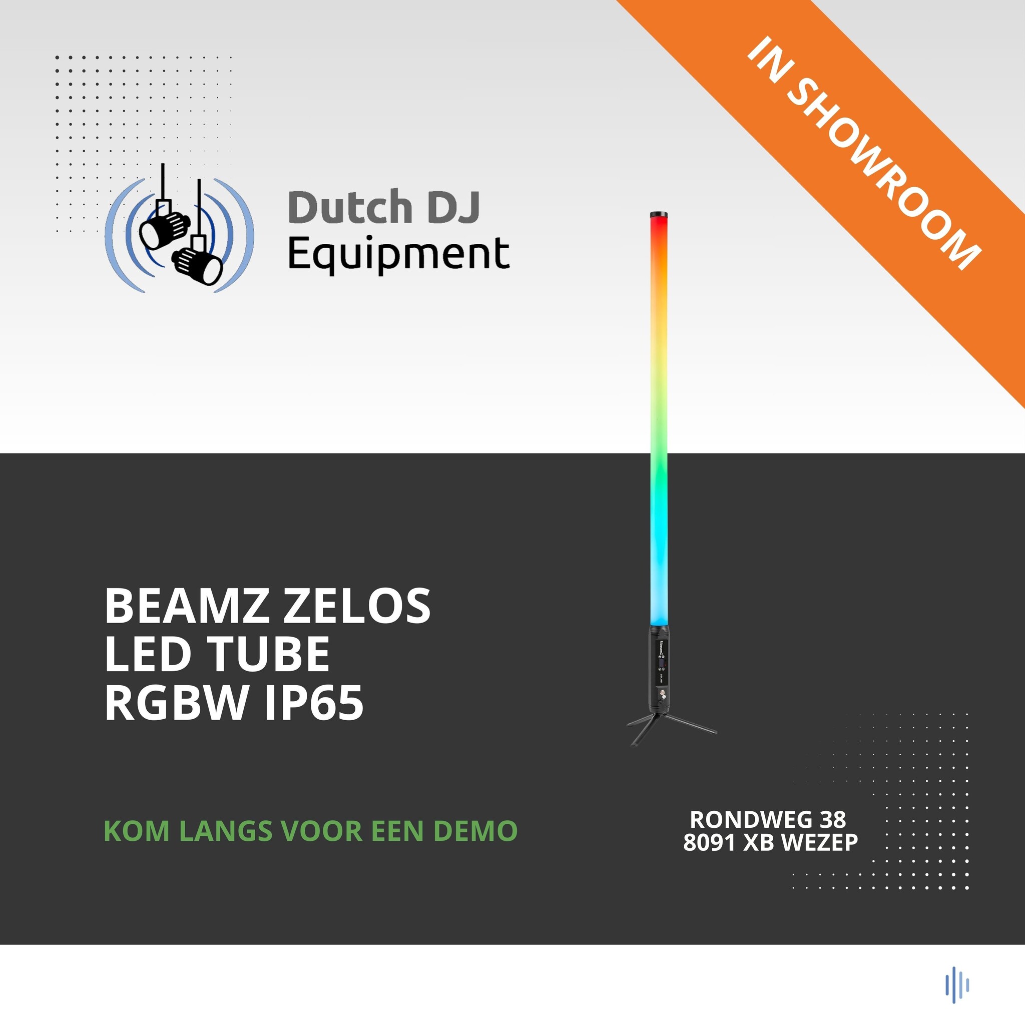 Zelos LED Tube RGBW IP65 pixeltube - Dutch DJ Equipment