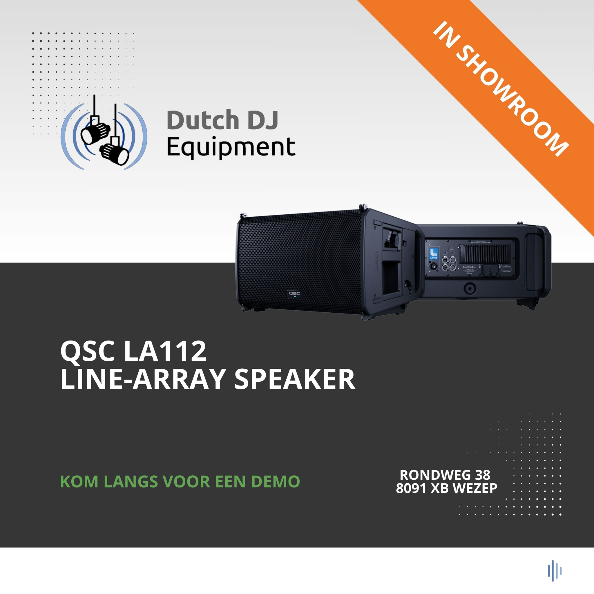 QSC LA112 actieve line array speaker