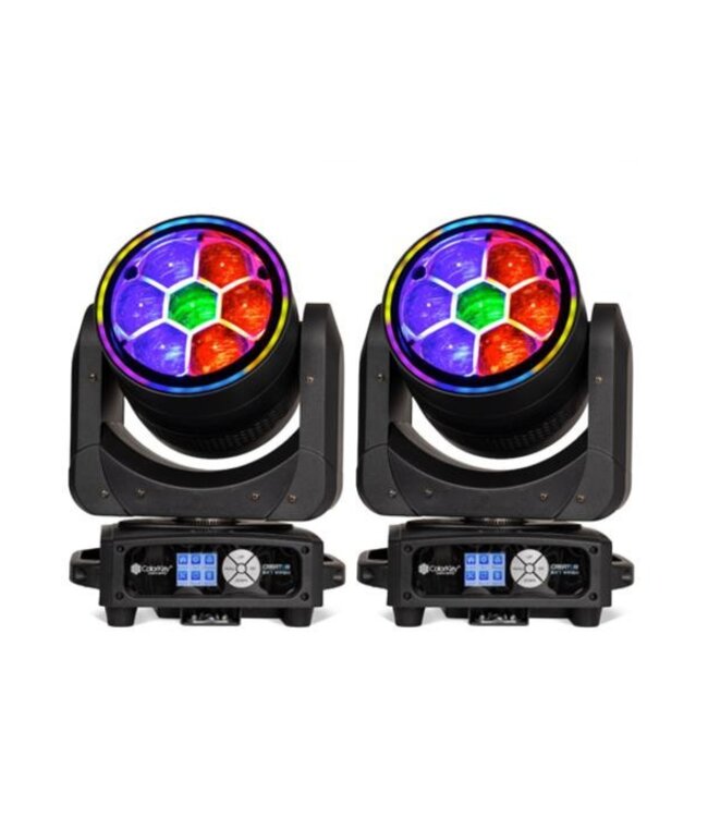 Colorkey BX7 Wash movinghead - 2 in flightcase