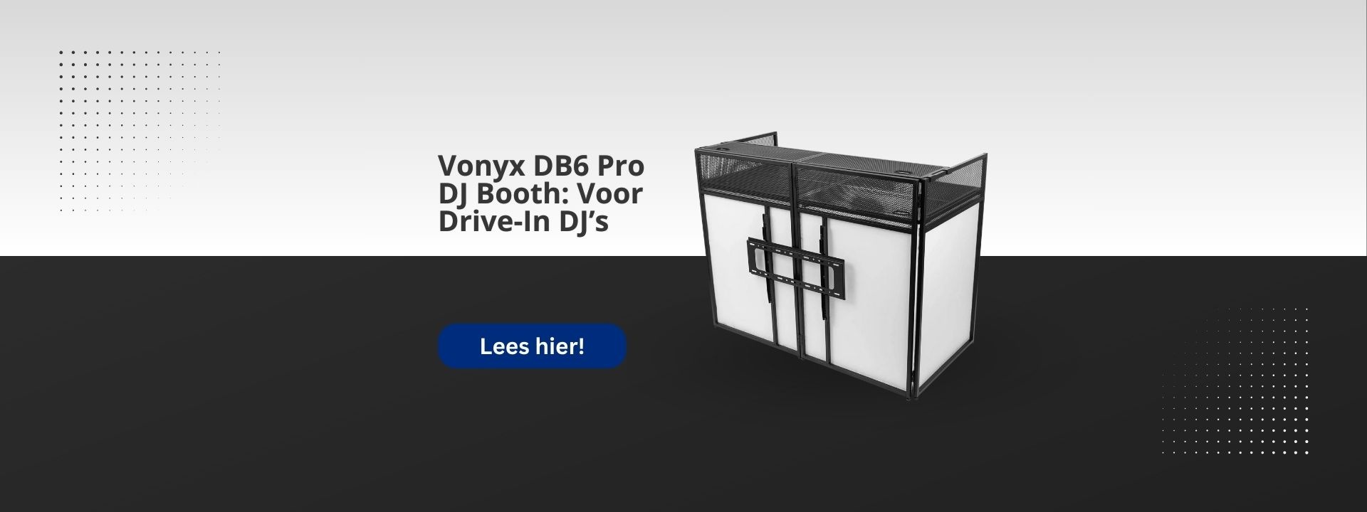 Vonyx DB6 Pro DJ Booth: De Perfecte DJ Meubel voor Drive-In Shows?