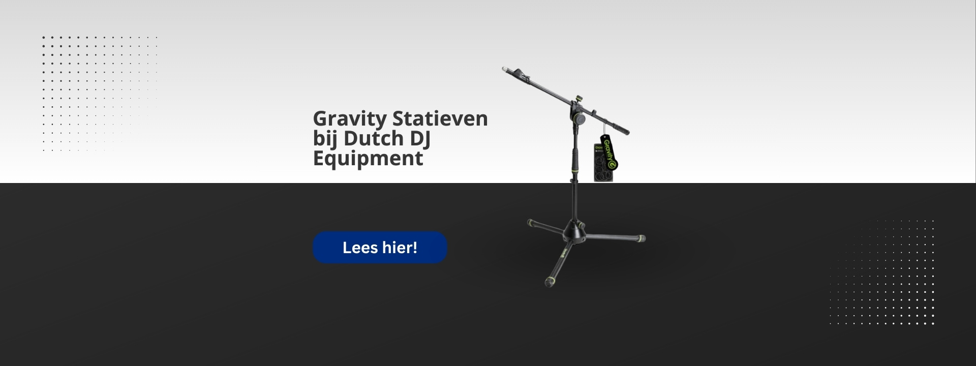 Gravity Statieven: Kwaliteit & Design bij Dutch DJ Equipment