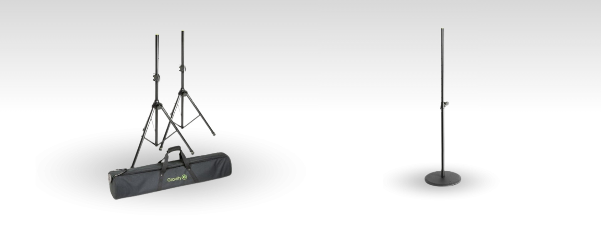 Gravity statieven bij Dutch DJ Equipment
