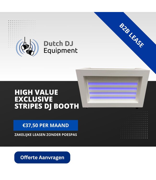 DDEQ High value Stripes DJ booth