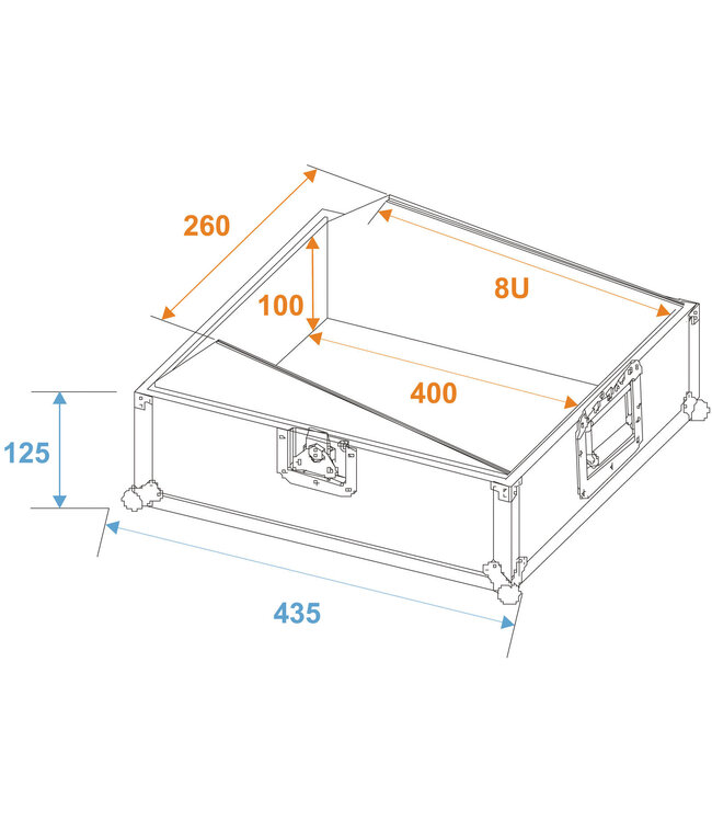 Roadinger Mixer Case Road MCR-10