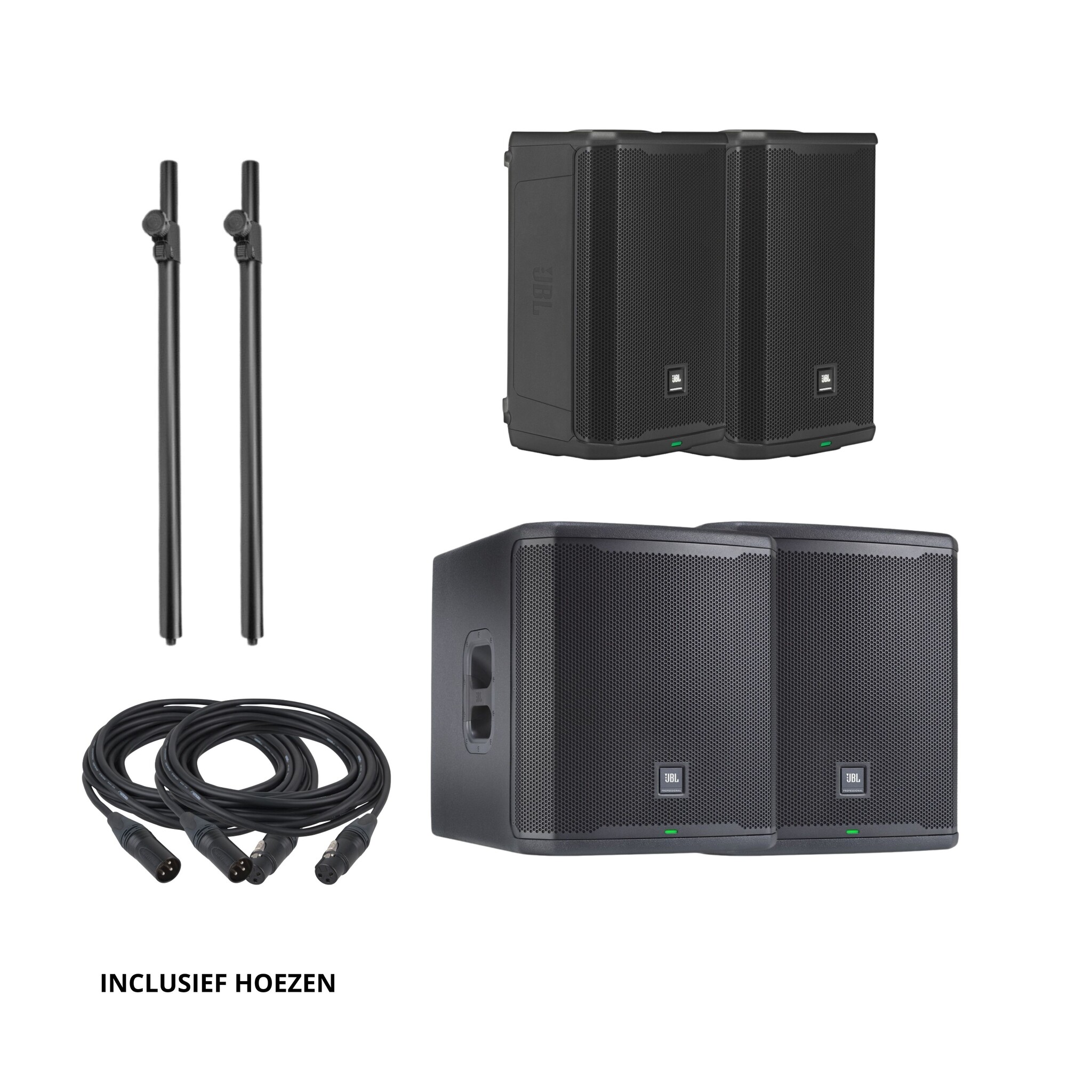 JBL PRX geluidsset 2x PRX908 + PRX915XLF