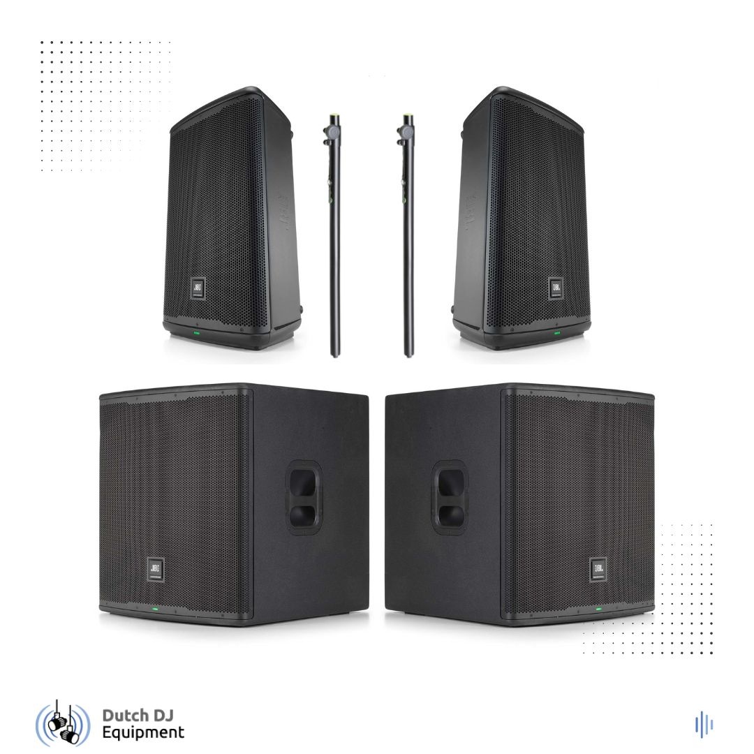 JBL EON 712/718 actieve geluidsset
